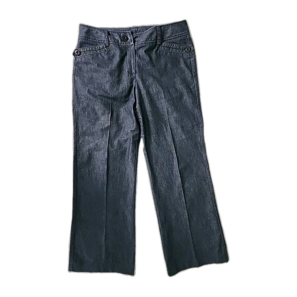 New Directions Women's Size 8 Wide-Leg, Stretch, Mid-Rise Jeans‎ Y2K Grunge EUC